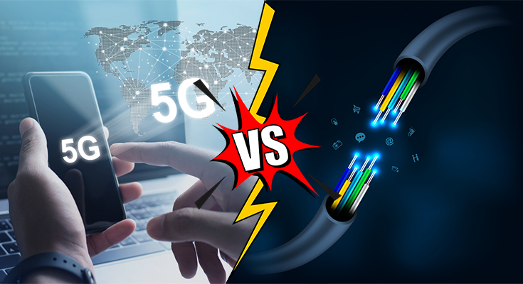 Fiber Optic Internet and 5G Compared