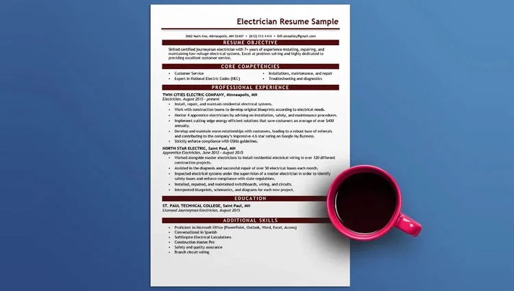Electrician Resume Makeover: Using Online Templates for Success